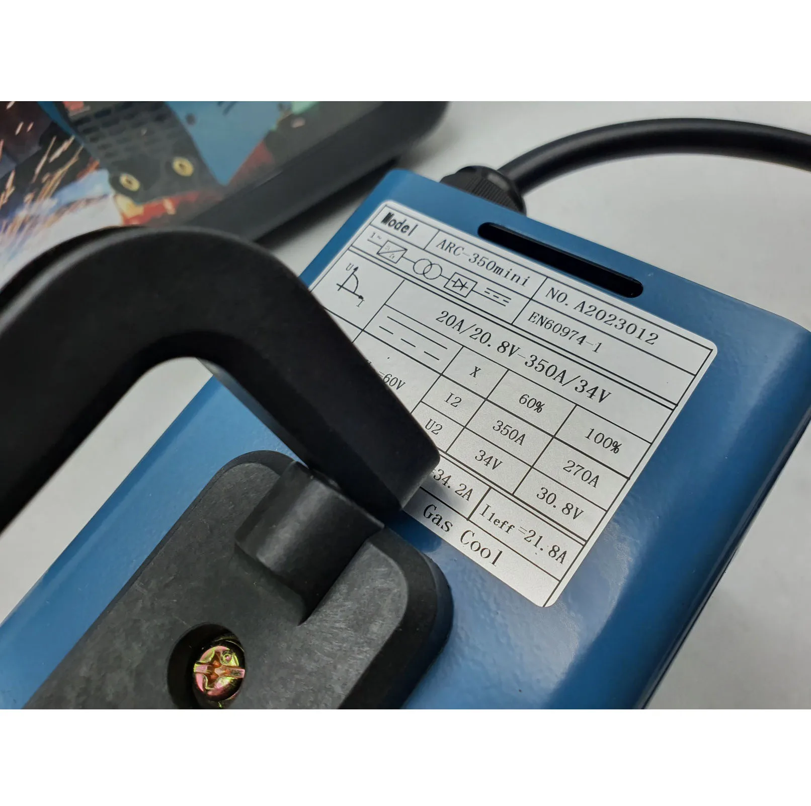 دستگاه جوش 350 آمپر باس مدل کیف دار کد ARC350-MINI مجموعه 5 عددی