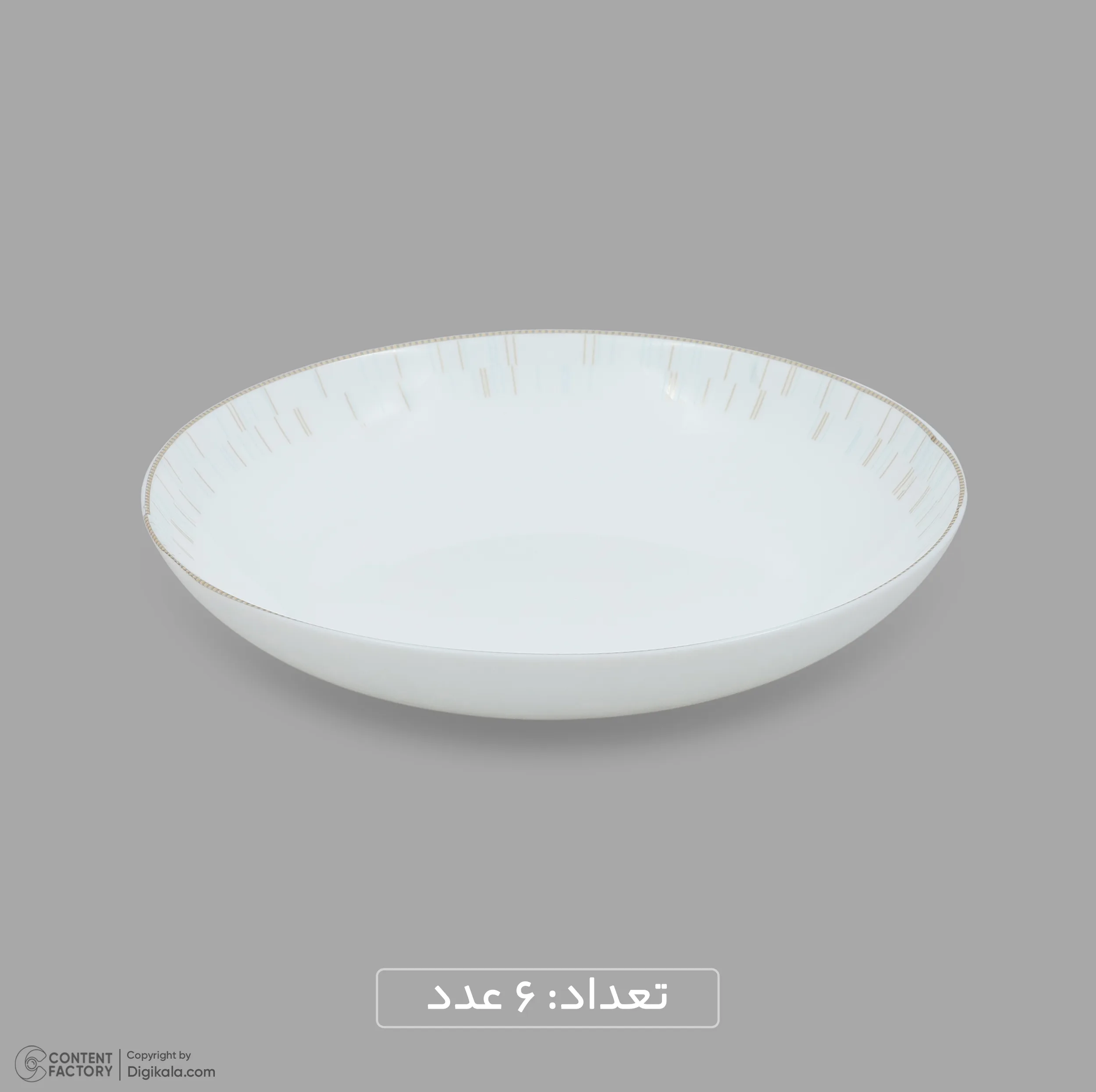 سرویس غذاخوری اوپال 26 پارچه 6 نفره گلدن اپال مدل دورینگ