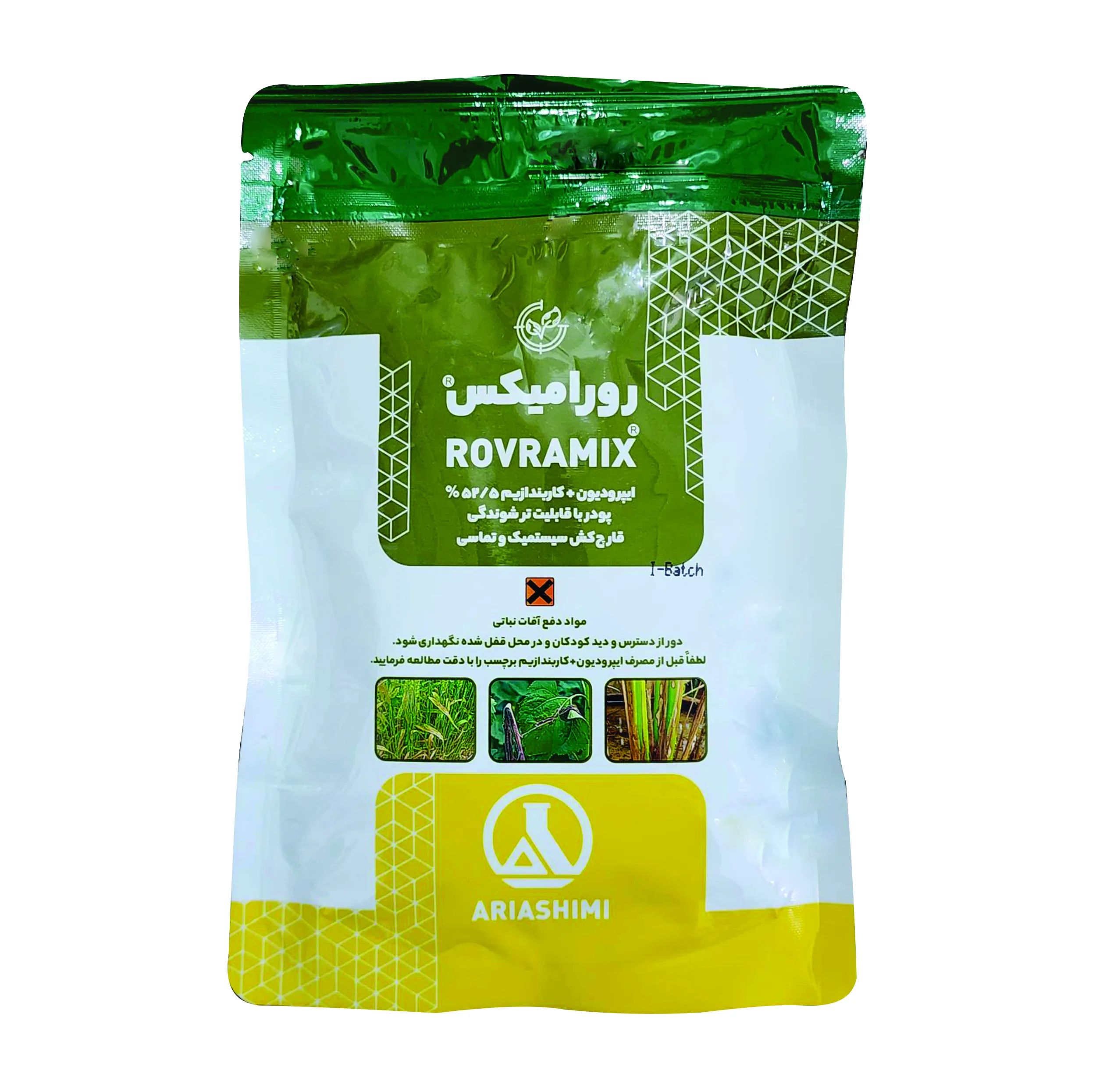 قارچ‌کش  رورامیکس آریاشیمی مدل ایپرودیون+کاربندازیم وزن 100 گرم