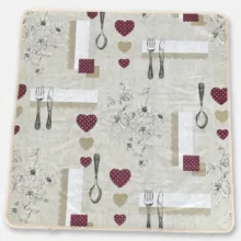 سفره 6 نفره مدل ماژستیک طرح 2 رو کد 04 سایز 140×100 سانتی متر