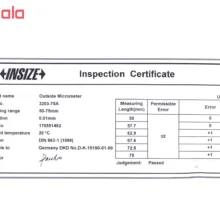 میکرومتر بیرون سنج اینسایز مدل 75A-3203