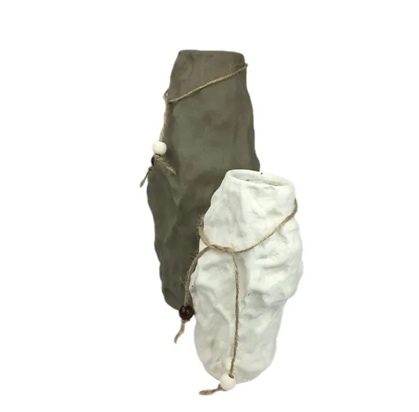 گلدان دکوری مدل موج مجموعه دو عددی