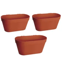 گلدان دیواری  مدل مستطیلی آویز دار بسته 3 عددی