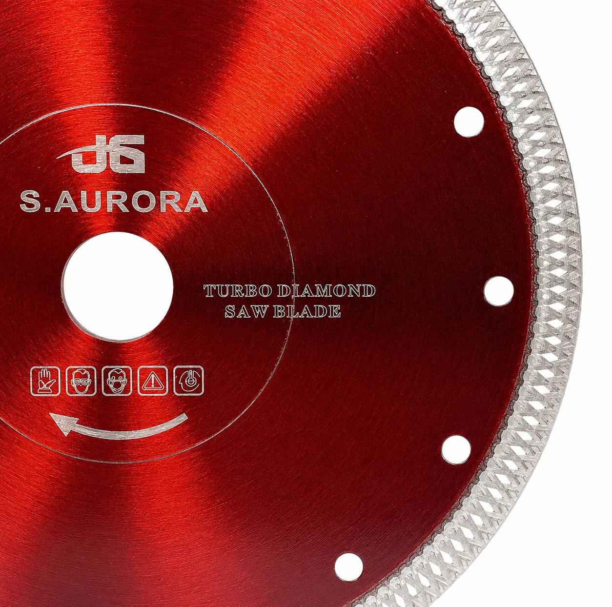صفحه پرسلان بر آرورا مدل TURBO7 سایز 180 میلی‌متر