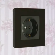 پریز برق ارت دار دلند مدل آسا پلکسی بسته 5 عددی