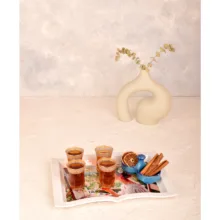 سینی مدل الگانت کوچک نقاش سایز 22×31 سانتی متر