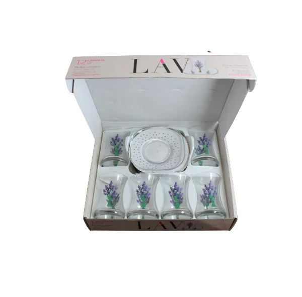 ست فنجان و نعلبکی 12 پارچه لاو مدل LAVANTAS1