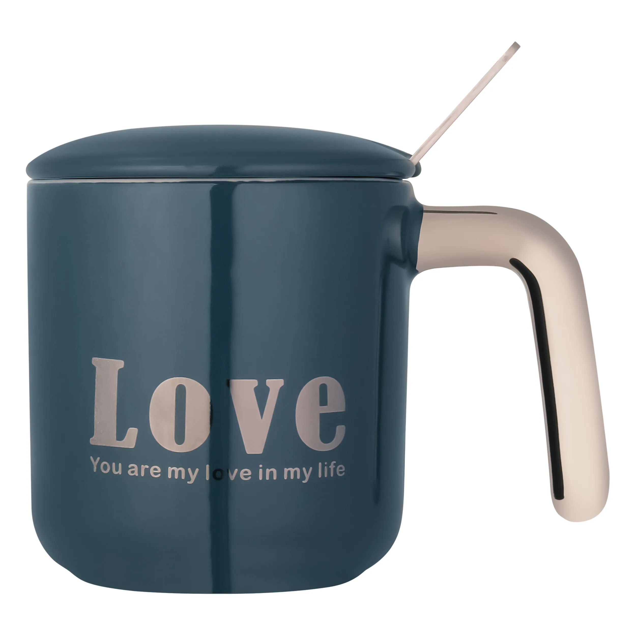 ماگ طرح درب دار مدل love