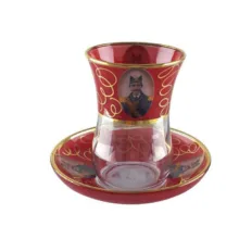 استکان و نعلبکی 12 پارچه طرح شاه عباسی کد M111