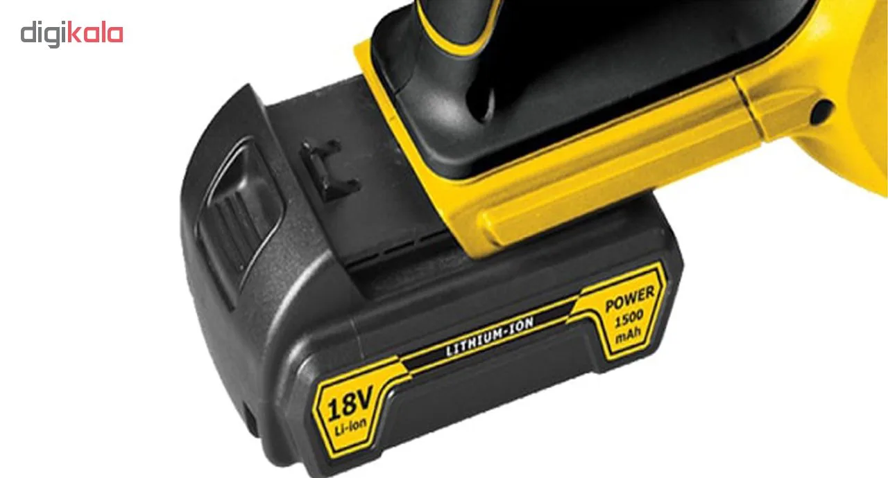 جارو شارژی دستی کنزاکس مدل KVC-118 با باتری لیتیوم 18 ولت، توان مکش 1500 وات، فیلتر نانو قابل شستشو، سیستم تخلیه آسان مخزن، بدنه ضد خش ABS و پایه شارژ سریع