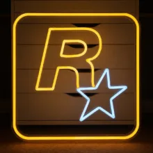 چراغ نئونی طرح راک استار کد ROCKSTAR-2026