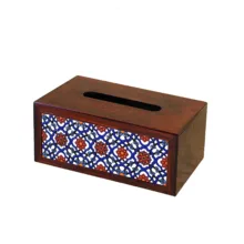 جعبه دستمال کاغذی چوبی مدل B6