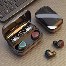 هدفون بلوتوثی مدل M10 pro gaming با نویز کنسلینگ فعال، پشتیبانی از فرمان لمسی، شارژ معکوس و چراغ قوه اضطراری