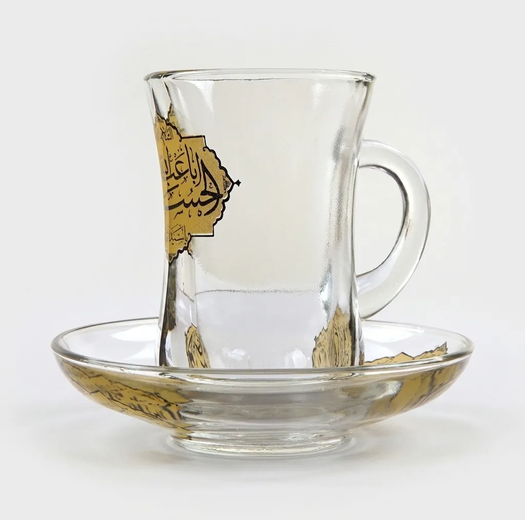 سرویس چای خوری 12 پارچه طرح مذهبی یا اباعبدالله الحسین کد 40001703