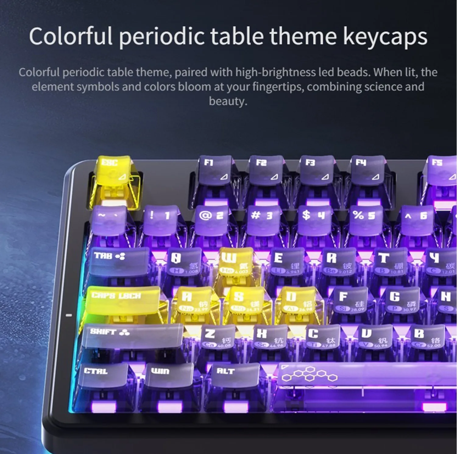 کیبورد بی سیم آجز مدل MK87 Prism Mechanical