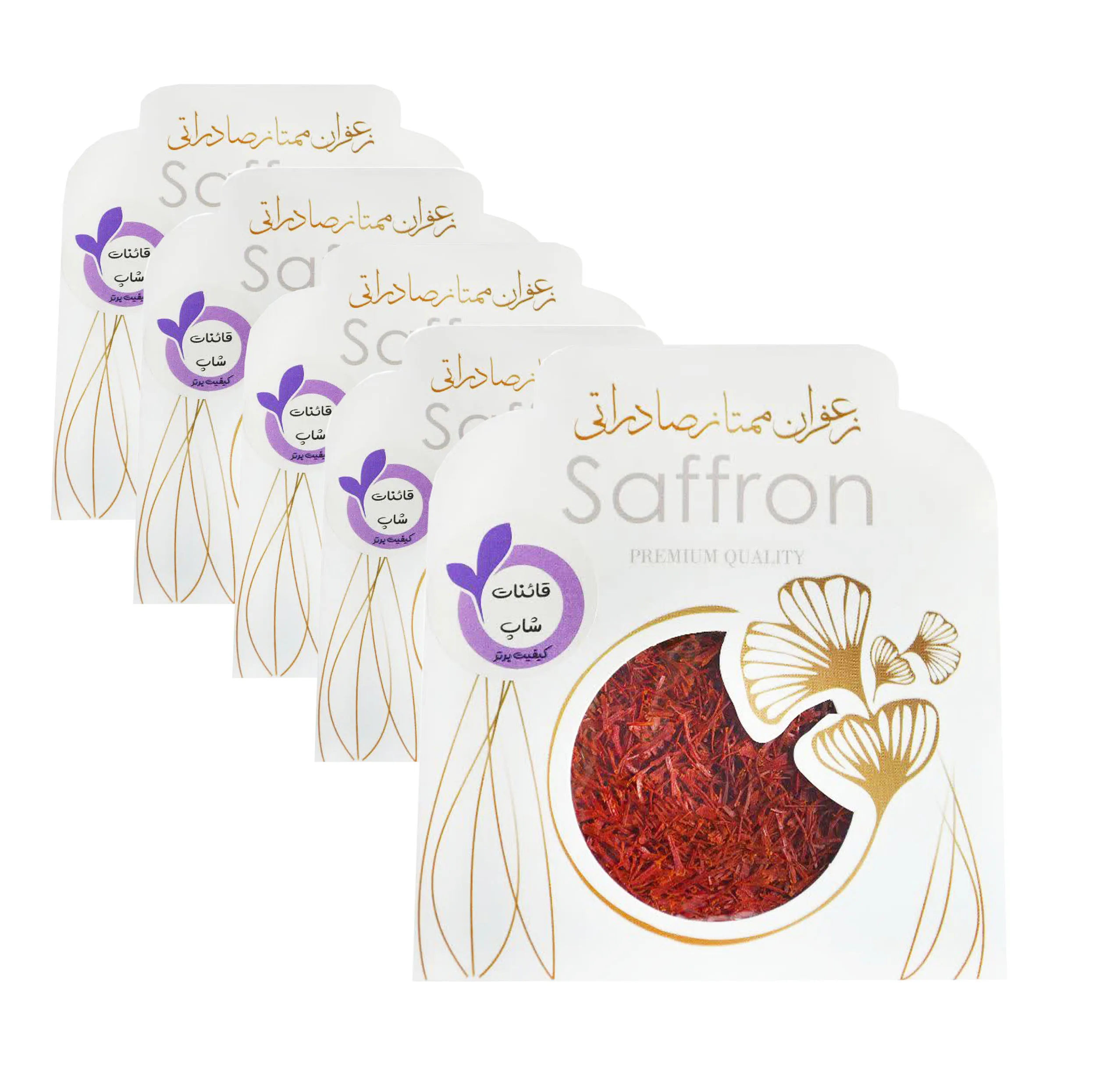 زعفران نگین قائنات شاپ - 1 مثقال بسته 5 عددی