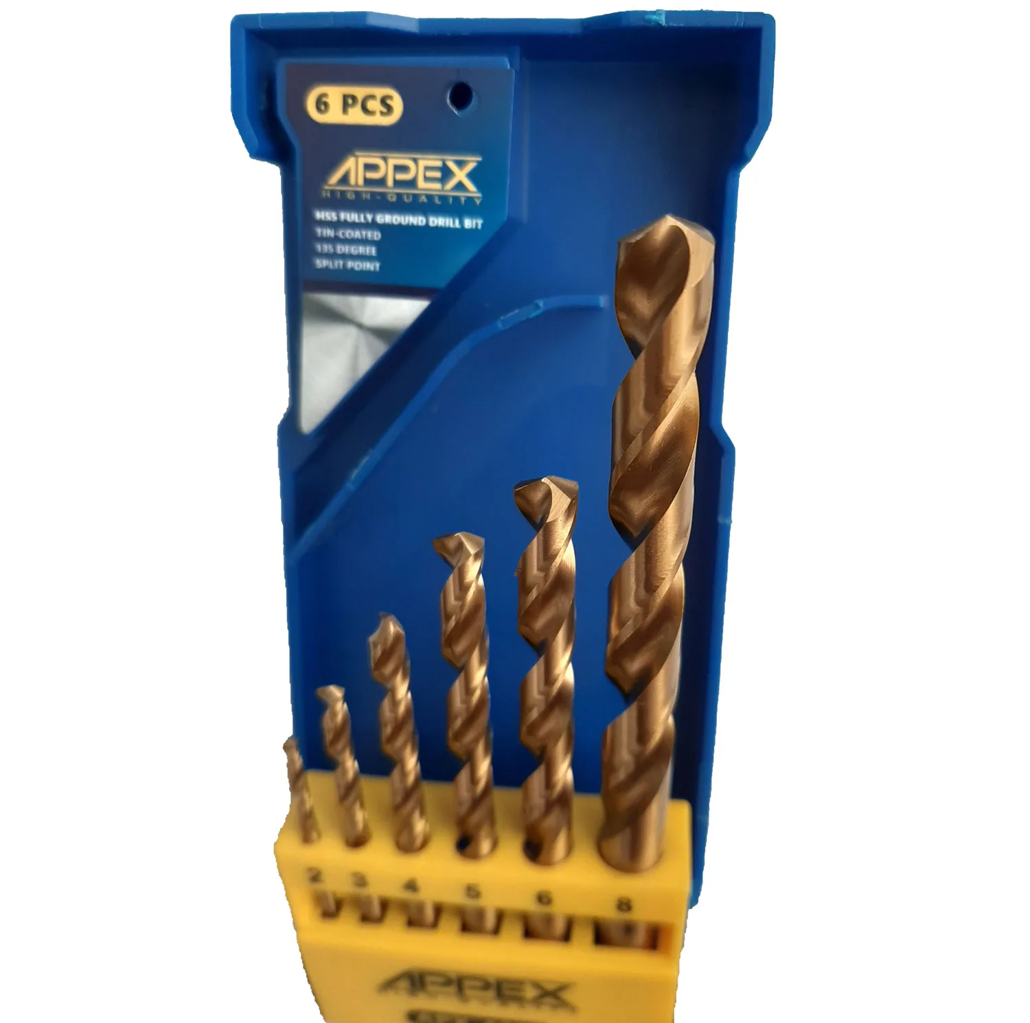 مته آهن اپکس کد APX-4206 فولی گراند مجموعه 6 عددی