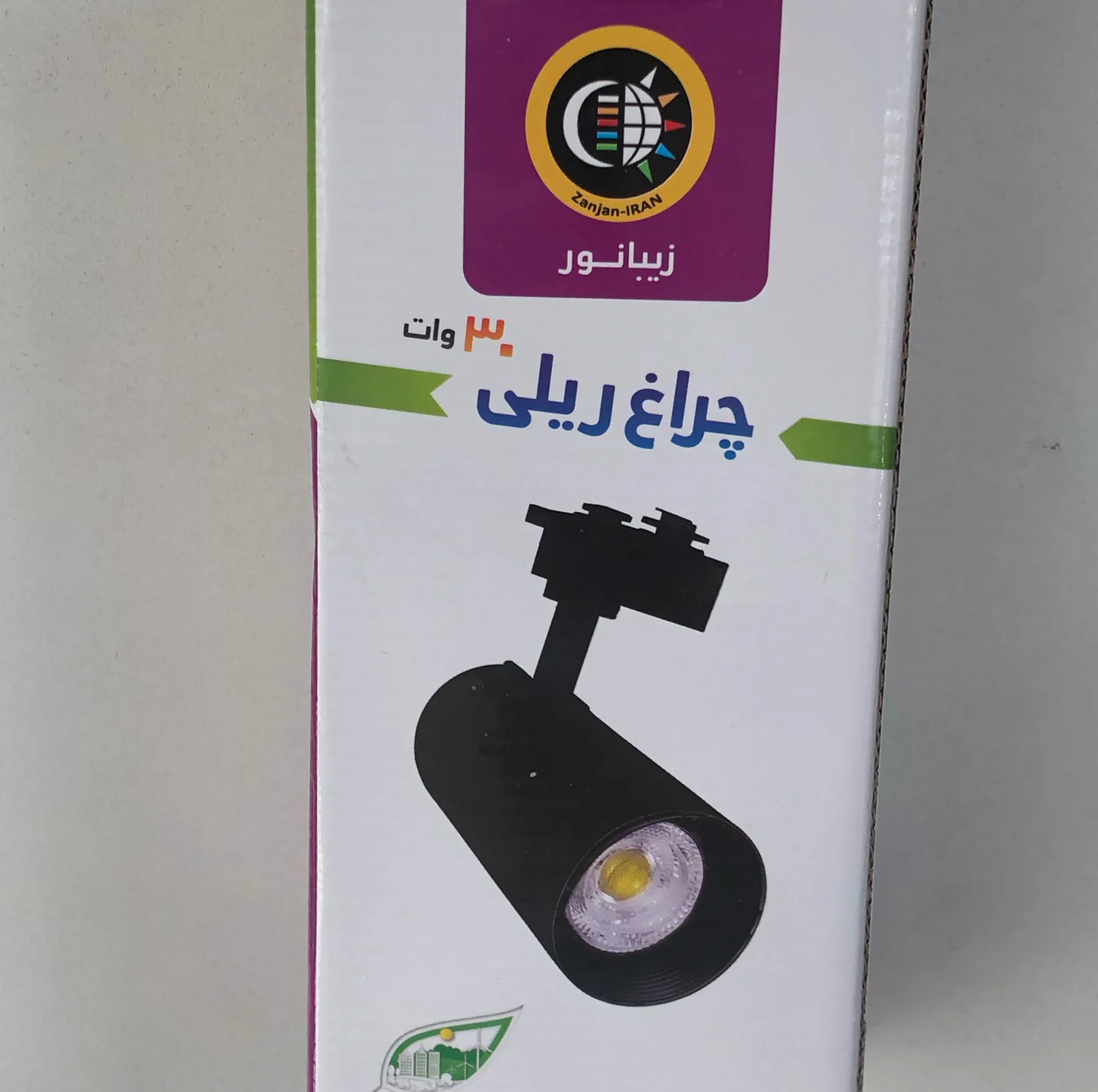 چراغ ریلی 30 وات زیبانور کد 01
