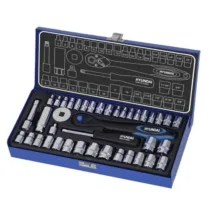 آچار بکس هیوندای مدل HT-9140 مجموعه 40 عددی