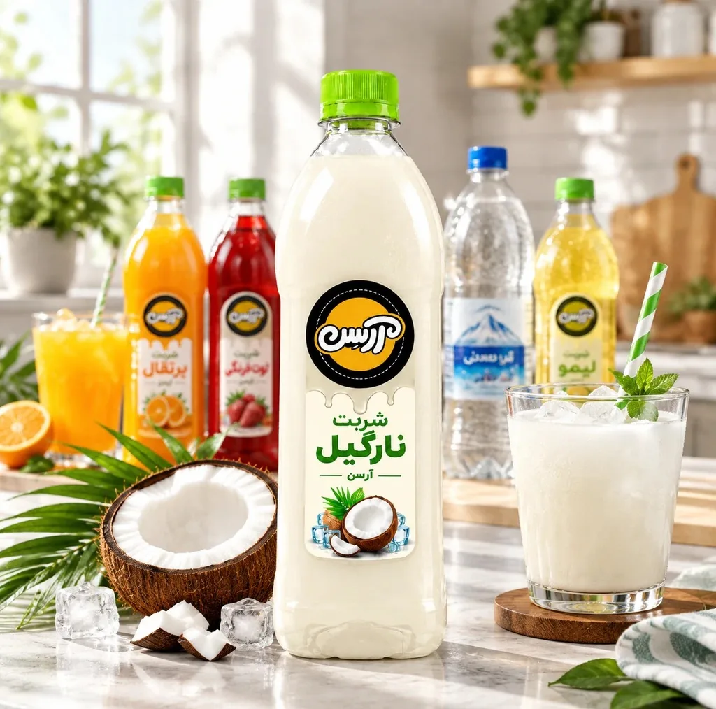 شربت نارگیل آرسن - 800 میلی لیتر