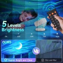 چراغ خواب کودک مدل شفق قطبی WEH24