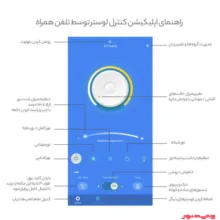 چراغ آویز مدرن چشمه نور کد AC6328/1H