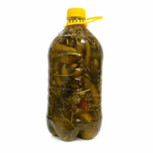 خیارشور آریا دشت بطری وزن ۳۵۰۰ گرم