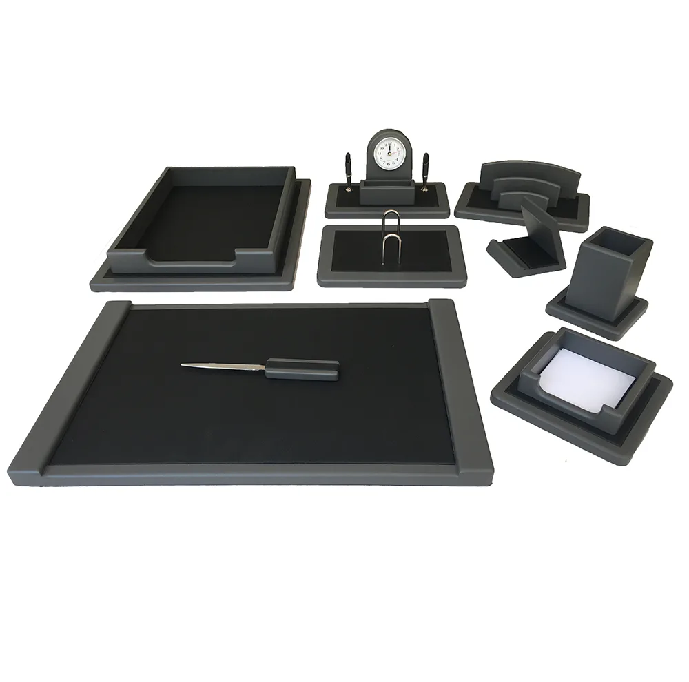 ست ۱۱ تکه لوازم اداری رومیزی مدل مدیریتی کد GB-707