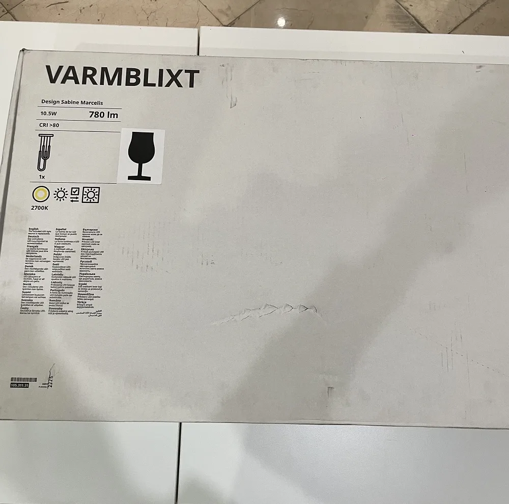 لوستر ایکیا مدل VARMBLIXT-NEW