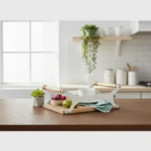 سینی دسته دار مدل OakLine سایز 30×20 سانتی متر