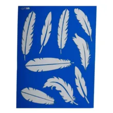 شابلون طرح پر کد Fr565