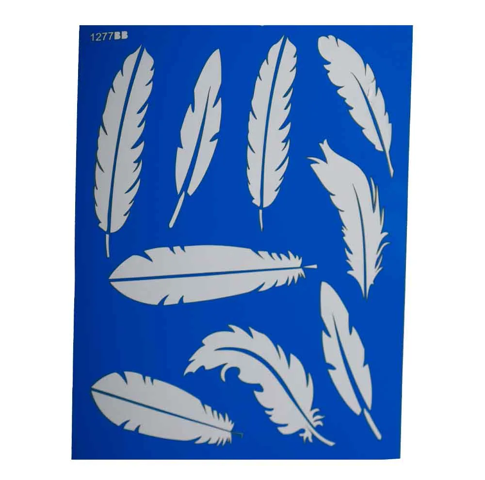 شابلون طرح پر کد Fr565