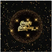 بنر تم تولد طرح HAPPY BIRTHDAY کد 1087