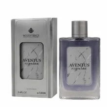 ادو پرفیوم مردانه وودی سنس مدل Aventus با رایحه تند و خنک حجم 100 میلی لیتر