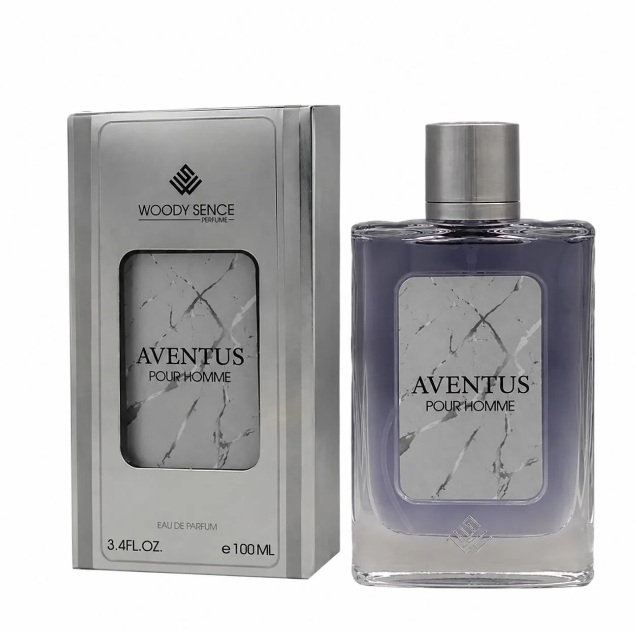 ادو پرفیوم مردانه وودی سنس مدل Aventus با رایحه تند و خنک حجم 100 میلی لیتر