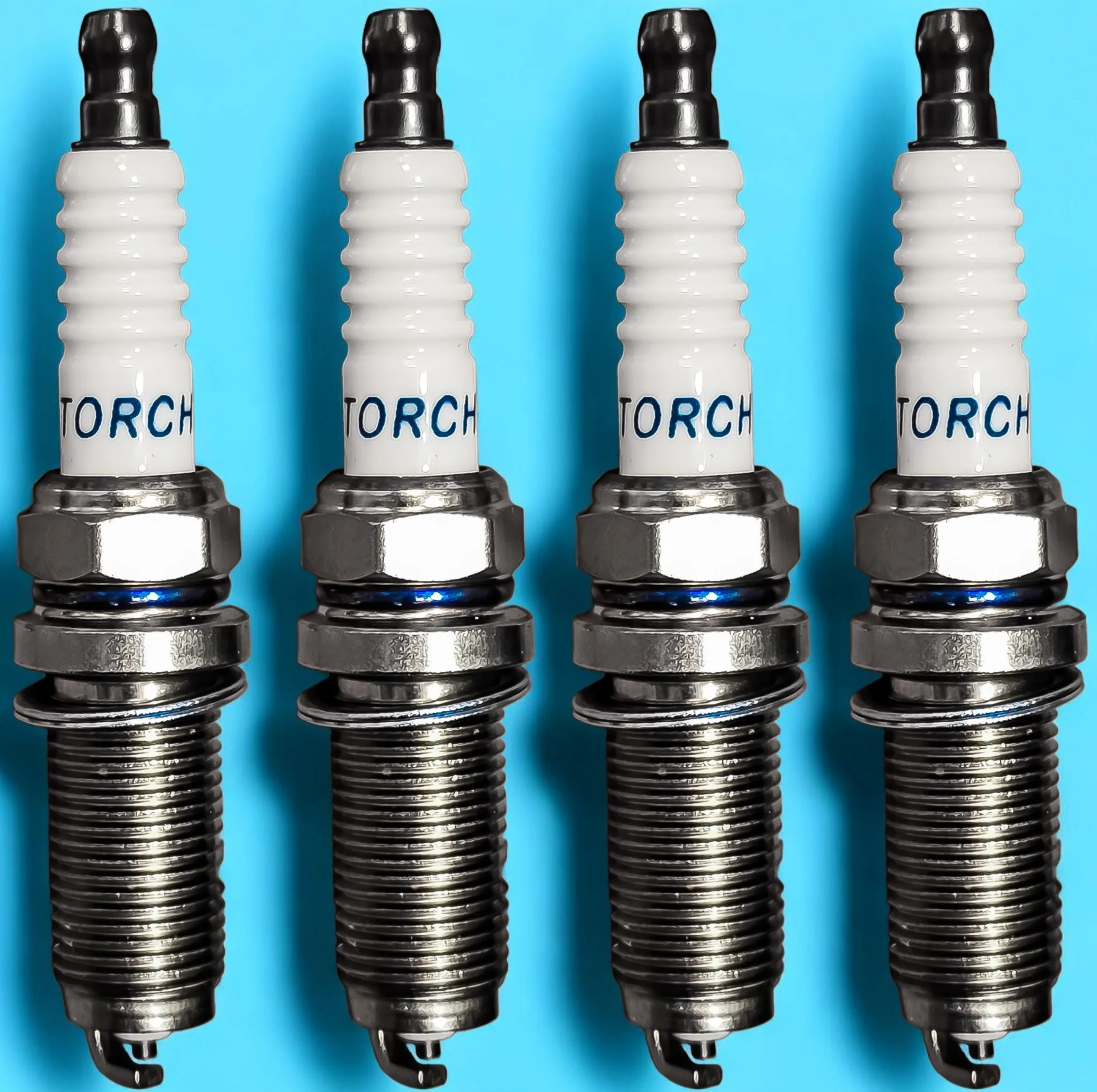 شمع خودرو تورچ مدل KL6RTC پایه بلند مناسب برای آریو S300 و زوتی Z300 بسته ۴ عددی