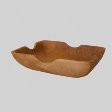 ظرف چوبی طرح موج