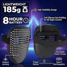 ماسک ایفای نقش مدل تمام LED پیکسلی