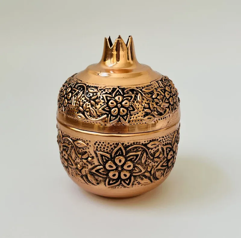 قندان مسی مدل انار کد ZH416