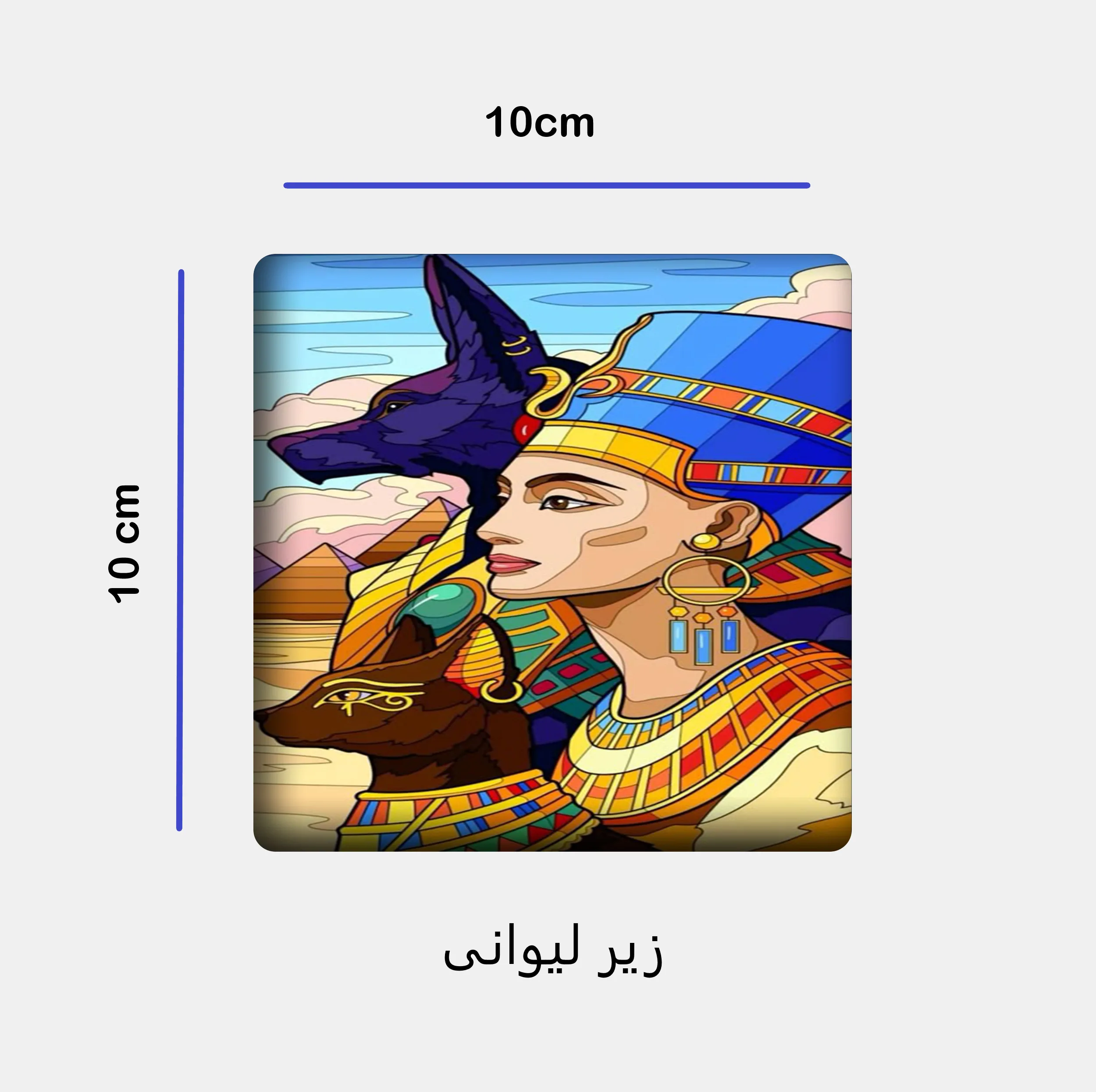 ست ماگ به همراه زیر لیوانی و پد ماوس مدل مصر باستان کد 343