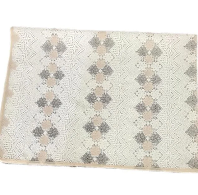 سفره 12 نفره مدل رویال طرح گیپور کد 015 سایز 250*140 سانتی متر