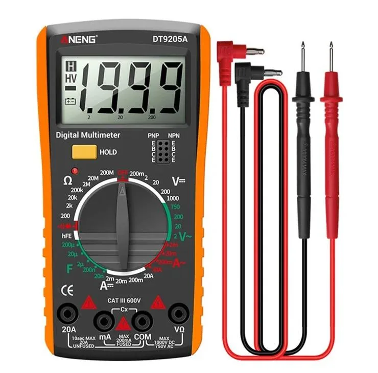 مولتی متر دیجیتال آننگ مدل DT9205A