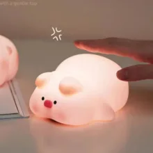 چراغ خواب اتاق کودک مدل خوک خسته