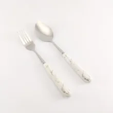 ست قاشق و چنگال 12 پارچه مدل ماربل کد 59