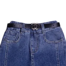 شلوار جین آزاد دخترانه مدل SH3007