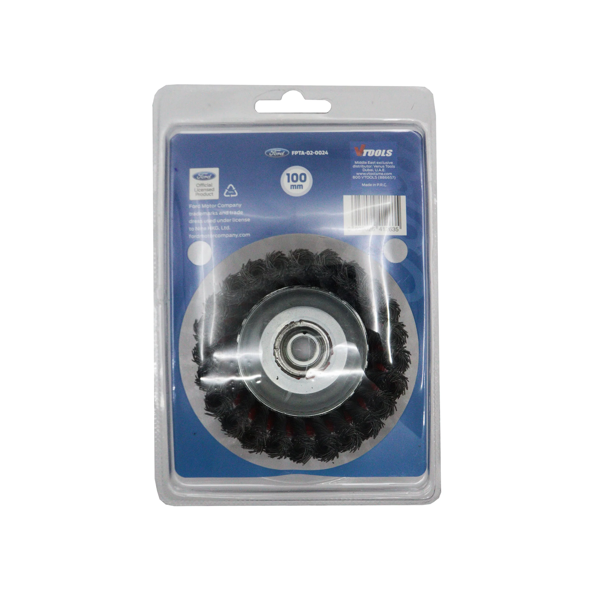 فرچه سیمی کاسه ای فورد مدل بافته کد YP-FPTA-02-0024-M14/100MM