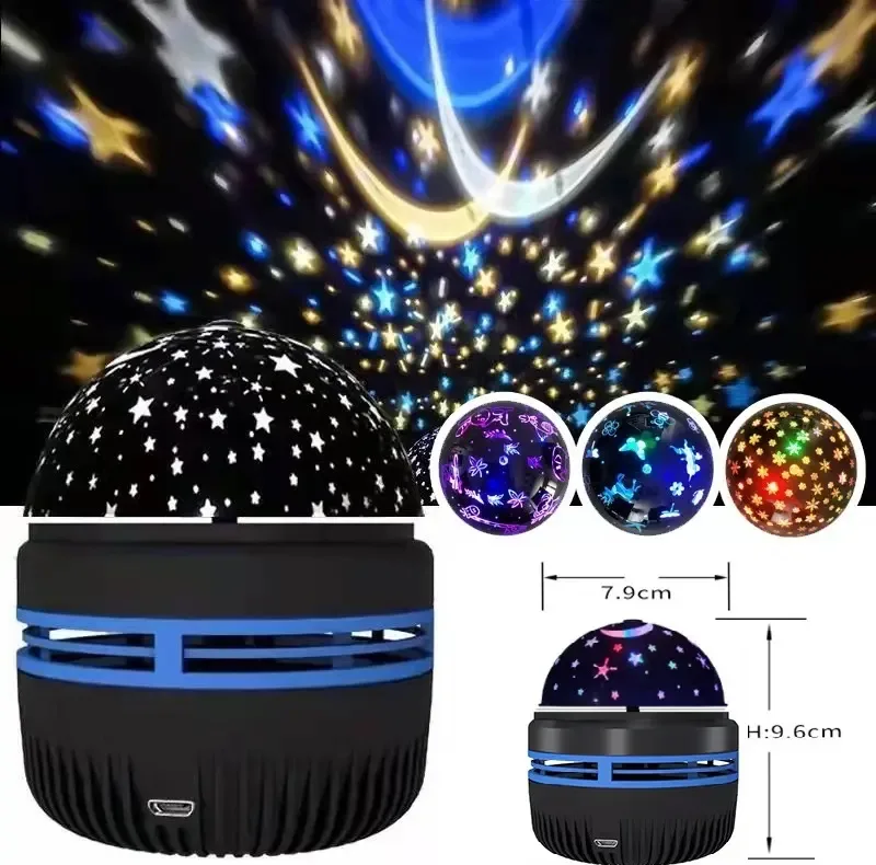 چراغ خواب اتاق کودک مدل LED MINI STAR LIGHT طرح کهکشانی