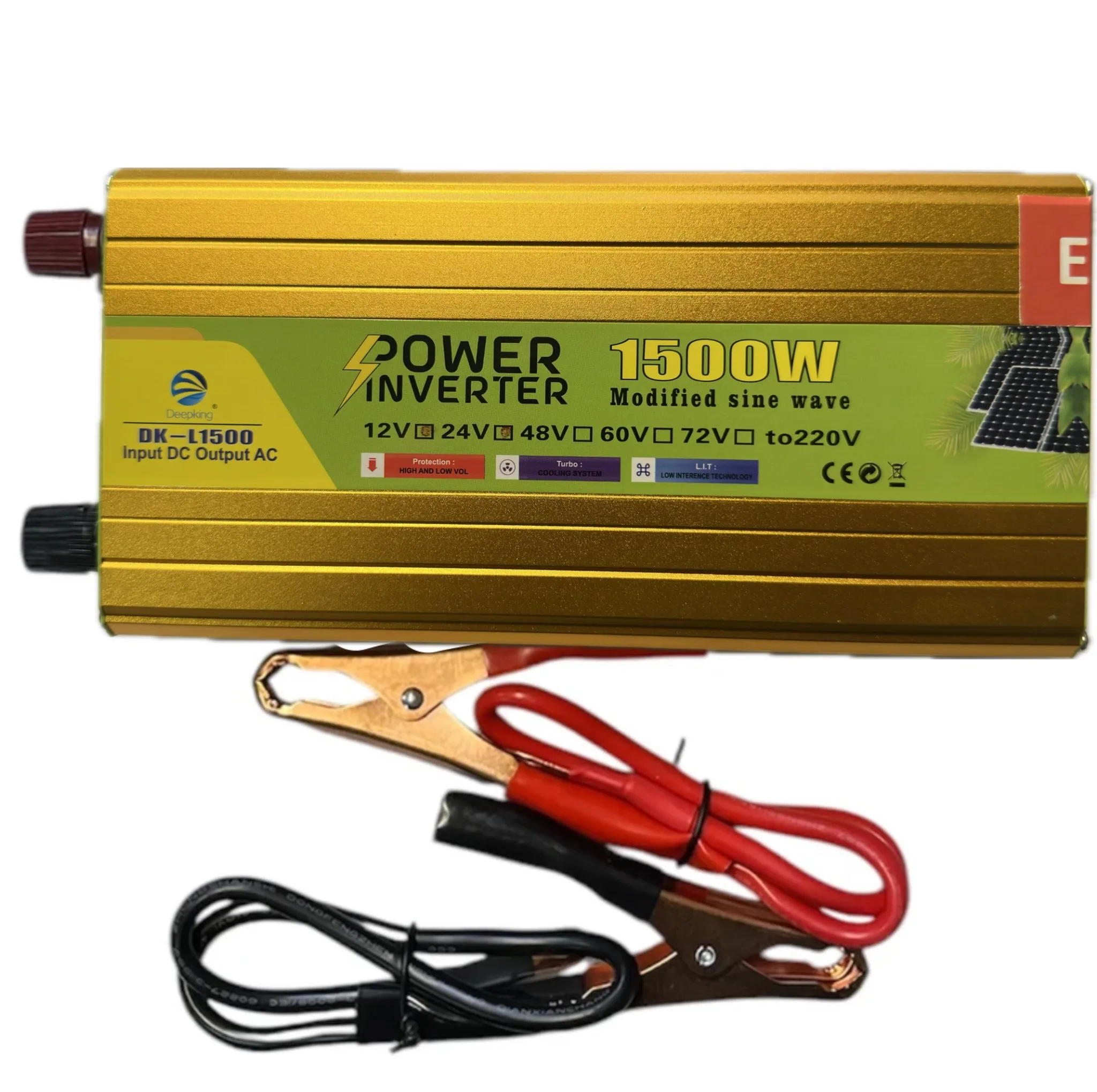مبدل برق خودرو دیپکینگ مدل -12V-24V-TO-220V-1500W