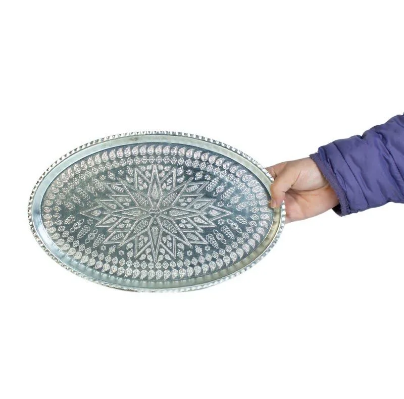 سینی مسی مدل بیضی کد za93113578-2