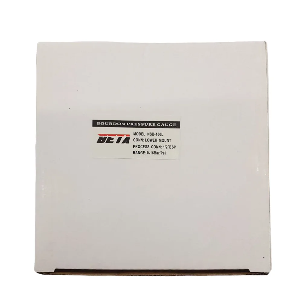 گیج فشار بتا مدل 16bar-10cm-L